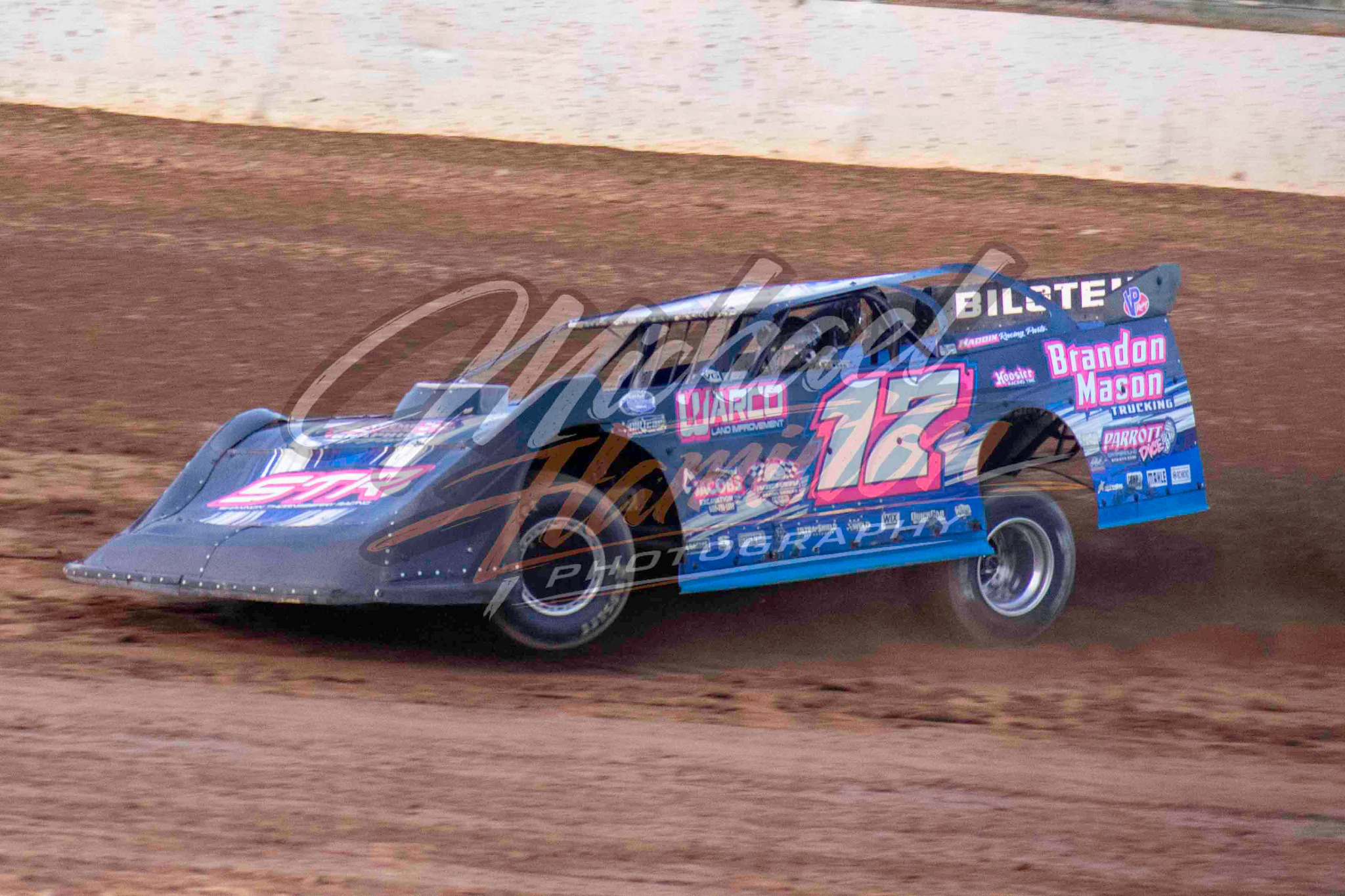 Number 17 dirt late model racing
